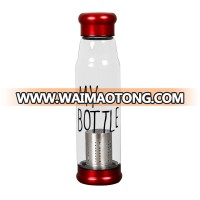 Sport Mineral Water Glass infuser Flip Top Water Bottle Alkaline Hydrogen Generator Price